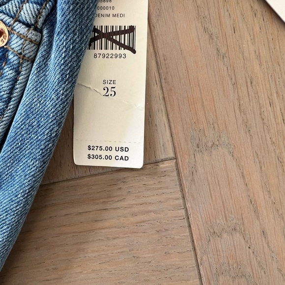 NWT Re/Done 90s high rise loose size 25 - Picture 9 of 10